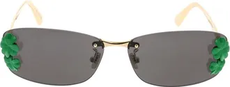 Dior Accessoires, unisex, Geel, ONE Size, Zonnebrillen