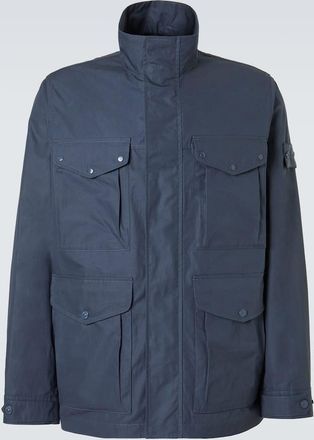 Stone Island Compass cotton canvas field jacket