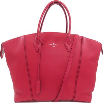 Louis Vuitton Red Color Tote Bag (Pre-Owned)