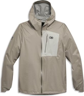 Outdoor Research Helium UL Jacket Regenjacke f&uuml;r Herren | grau/beige