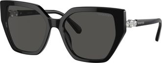 Swarovski Sunglasses, unisex, Black, Size: 56 MM 0Sk6016