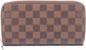 Louis Vuitton Brown Pvc Long Wallet (Bi-Fold) (Pre-Owned)