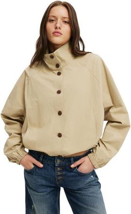 Cotton On Womens Arlen Spray Jacket in Sand at Nordstrom, Size Xx-Small/x-Small