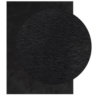 Berkfield Home Rug HUARTE Short Pile Soft & Washable Black 140x200 cm | Size: Medium