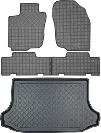 OEM Toyota Rav 4 Iii Xa30 Suv (5 Puertas) De Febrero De 2006 A Febrero De 2013. Juego De Alfombrillas De Goma Para Coche Y Alfombrilla Para Maletero