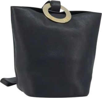 Celine Pre-owned Bucket Bags, female, Black, Size: ONE SIZE Pre-owned Vintage Bucket Bag
