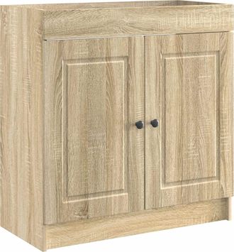 vidaXL Cabinet Debajo Del Fregadero Roble Sonoma 78,5 X 37,5 X 81 Cm Vidaxl