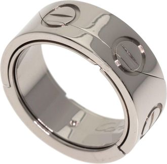 Cartier White Gold White Gold (18K) Band Ring (Pre-Owned)
