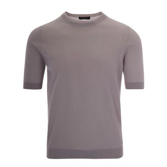 Ballantyne Short Sleeve Pullover - male - Ballantyne - T-Shirts - Gray - 2XL - Tops