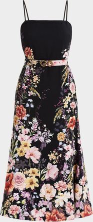 Mestiza New York Tropez Reversible Belted Midi Dress