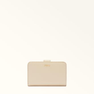 Furla Classic Compact Wallet M Ballerina I Pink Andromeda Calf Leather Woman