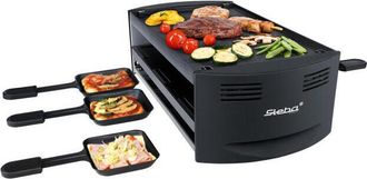 Steba Rc 6 Bake & Grill Raclette Pizza Con 2 Espirales De Calentamiento Funci&oacute;n Par Es Pizza Con Soporte De Calor Inferior Para