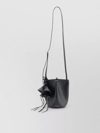 Givenchy nano leather bucket bag removable strap