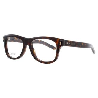 Gucci Mens Brown Rectangular Eyeglass Frames Gg1526O