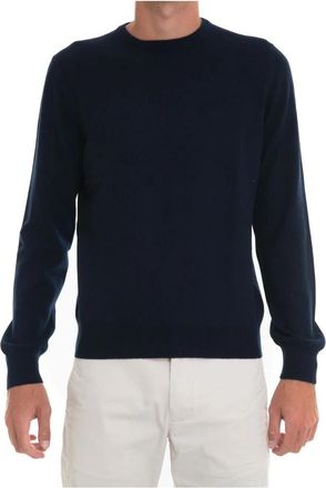 Gran Sasso Kasjmier Slim Fit Ronde Hals Pullover - Heren - Cashmere truien - Blauw - XL - Kasjmier - Truien & Vesten