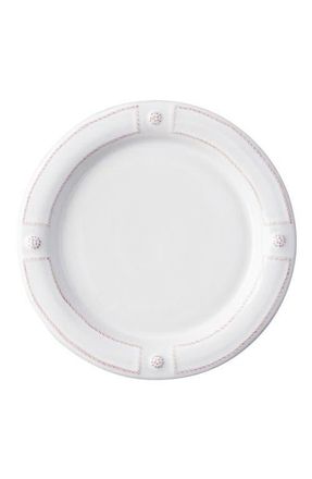 Juliska Berry & Thread French Panel Dinner Plate in Whitewash at Nordstrom
