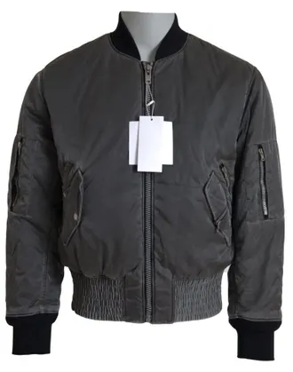 Maison Margiela Bomber Zipper Pocket Sleeves Mens Jacket