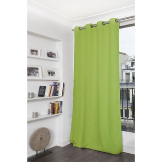 MOONDREAM Cortina t&eacute;rmica opaca ollaoss verde mc566 140lx260h