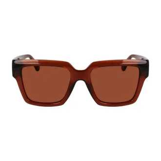 Ferragamo Square Full Rim Sunglasses - Brown