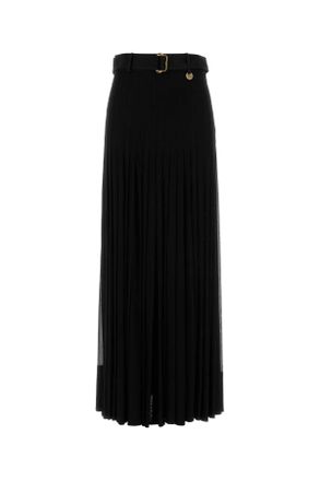 Burberry Womens Black Crepe Skirt viscose - Size EU 34 (Womens)