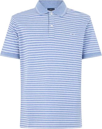 Paul & Shark Katoenen Gestreepte Polo - Heren - Polos - Blauw - 4XL - Katoen - Tops
