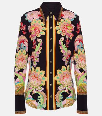 Camilla Camicia in jersey con stampa