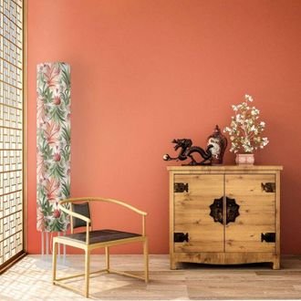 Linea Zero Linea Zero - L&aacute;mpara Pie Base Tri&aacute;ngulo Mt En Metal Blanco Cm. 27x190h