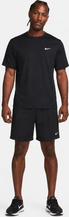 Nike Mens Dri-FIT T-Shirt - 7 Unlined Versatile Shorts Set Black / Cotton - Size X-Large