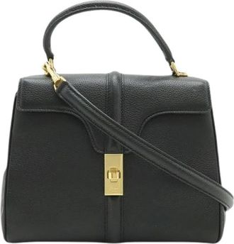 Celine Pre-owned 16 Small 2way Bag - Dames - Vintage Handtas - Zwart - ONE Size - Leer - Vintage