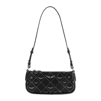 Zadig&Voltaire Shoulder Bags, female, Black, Size: ONE SIZE Z Pocket Monogram