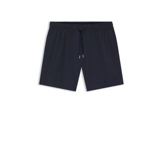 BOSS Quick-dry swim shorts in stretch seersucker