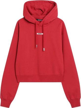 Jacquemus Mujer, Sudaderas, Rojo, Talla: L