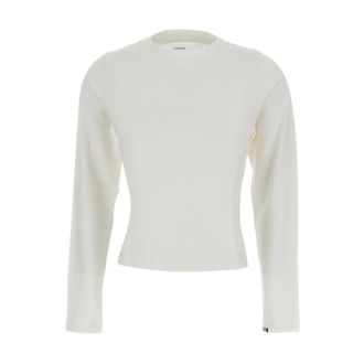 Extreme Cashmere Long Sleeve T-Shirts, female, White, ONE SIZE, Girocollo Crewneck
