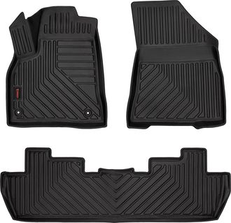 OEM Alfombrillas De Goma 3d Para Peugeot 5008 I (crossover, 2009-2017) - Borde De 5 Cm