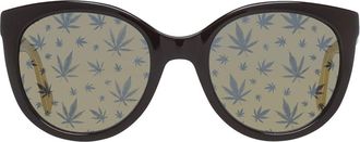 Police SPL408E 6XKL Mens Sunglasses Brown Size 54