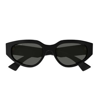 Gucci Sunglasses, unisex, Black, Size: 55 MM Cat Eye Sunglasses