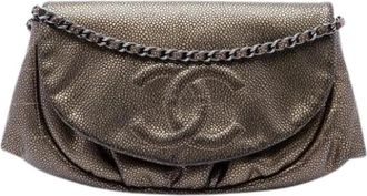 Chanel Pre-owned Crossbody Bag - Dames - Vintage Schoudertas - Bruin - ONE Size - Leer - Vintage