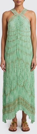 Alberta Ferretti Abito midi con frange