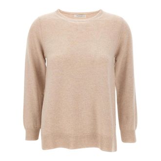 KANGRA Truien Beige - Dames - Ronde hals truien - Beige - XL - Wol - Truien & Vesten