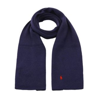 Polo Ralph Lauren Merino wollen sjaal - Heren - Wintersjaals - Blauw - ONE Size - Wol - Accessoires