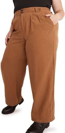 Madewell Harlow Wide Leg Pants in Acorn at Nordstrom Rack, Size 14W