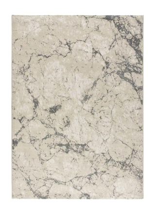 Atticgo Alfombra efecto mármol gris/blanco 160x230 cm