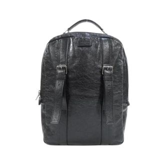 Saint Laurent Pre-owned Backpacks, female, Black, Size: ONE SIZE Pre-owned Leather Backpack