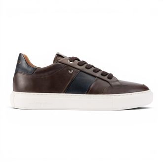 Infinity Leather Martinelli Bruine Leren Sneakers Trainerschoenen voor heren - Hastings