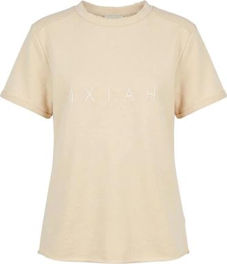 IXIAH Signature 2021 T-Shirt - Dames - T-shirts - Beige - 2XS - Tops