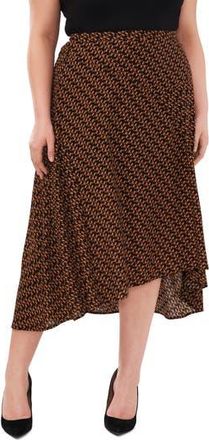 Halogen Asymmetric Skirt in Rich Black at Nordstrom Rack, Size 3 X