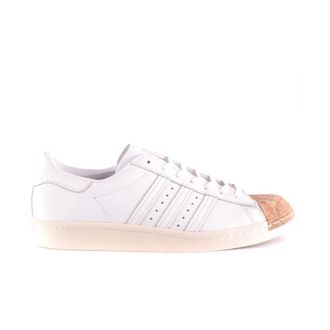 adidas Leren Slip-On Sportieve Sneakers - Heren - Skateschoenen - Wit - 43 1/2 EU - Leer - Fitness