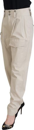 Dolce & Gabbana Beige Cotton Women Cargo Pants