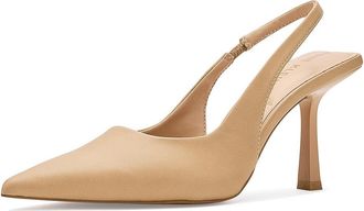 Anne Klein Itzy Womens Shoes Biscotti : 7.5 M, Leather