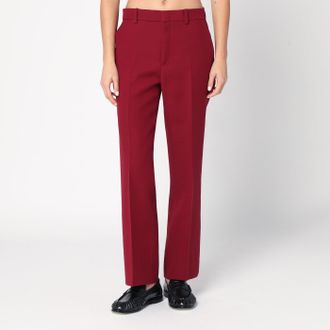 Gucci Pantalone classico Rosso Ancora